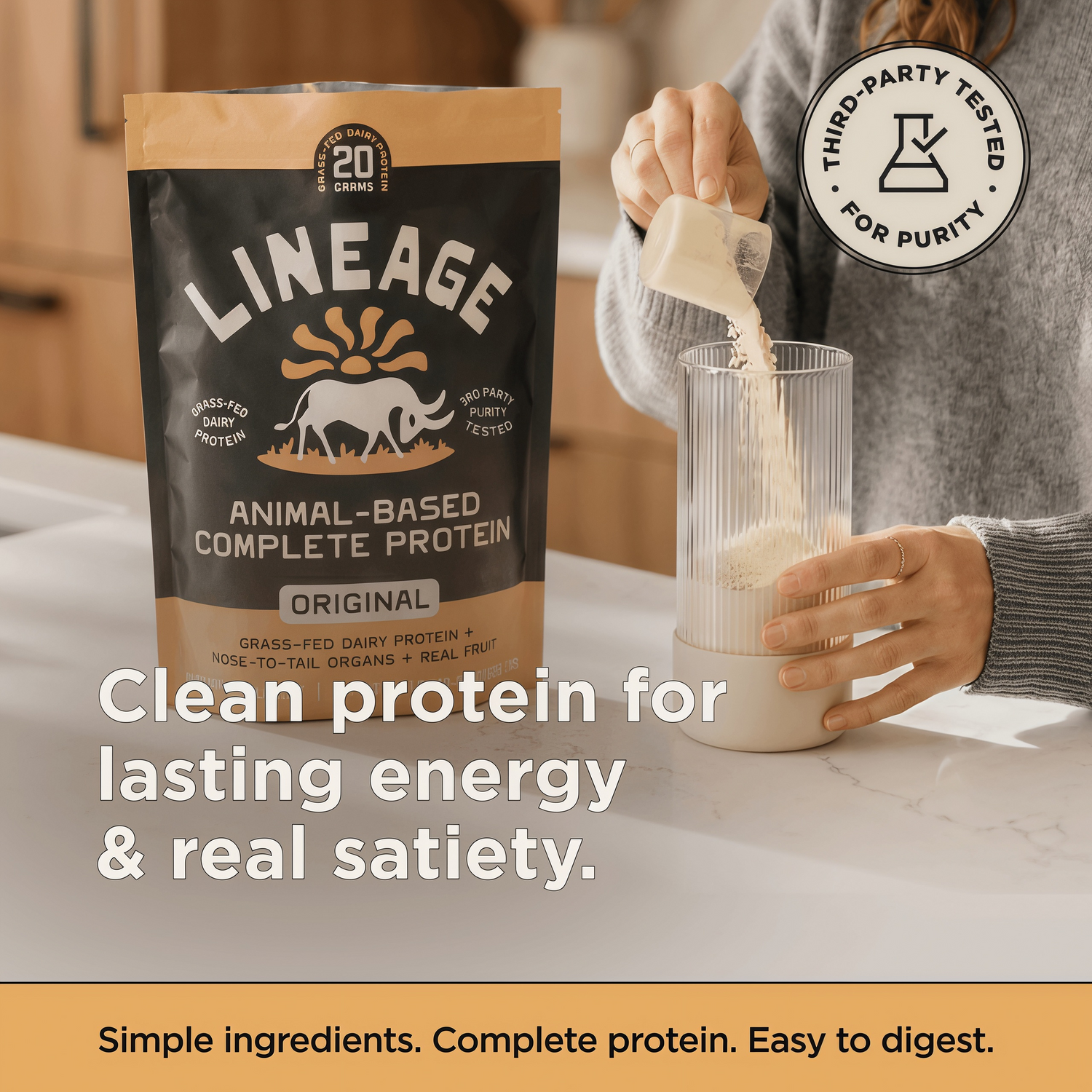 Lineage Provisions  Animal-based Complete Protein Powder